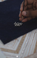 Ivory Bead and Sequin Embroidered Jacket set