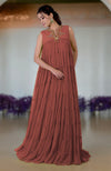 Chutney Zardozi Hand Embroidered Tiered Dress