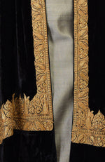 Black Kashmiri Tilla Embroidered Dupatta Shawl