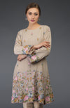 Beige Parsi Embroidered Tunic Suit