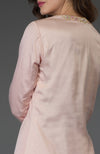 Nude Pink Pearl Beads & Zardozi Work Sharara Suit