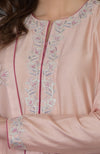 Pressed Rose Resham-Tilla Embroidered Kurta