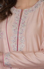 Pressed Rose Resham-Tilla Embroidered Kurta