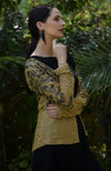 Gold Forest Beads & Sequin Hand Embroidered Jacket