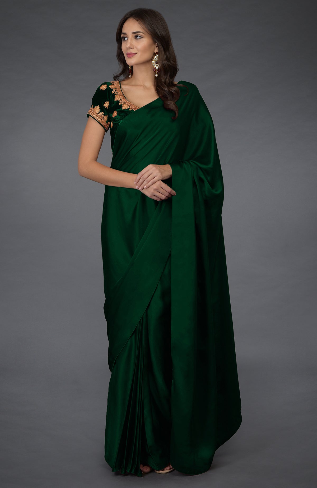 Green Saree : Buy Green Color Sari Online | Saree.com