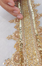 Heirloom Chikankari & Zardozi Hand Embroidered Saree