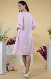 Pink Kani Art Flared Dress