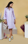 Lavender Dreams Kani Art A-Line Dress
