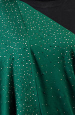 Ira Emerald Twinkle Swarovski Pure Cashmere Stole