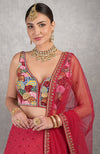 Multicolour Resham Hand embroidered blouse