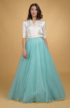 Tuquoise Tulle Skirt