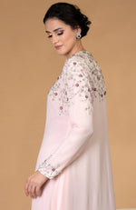 Elysian Glow Crystal & Beads Hand Embroidered Tunic