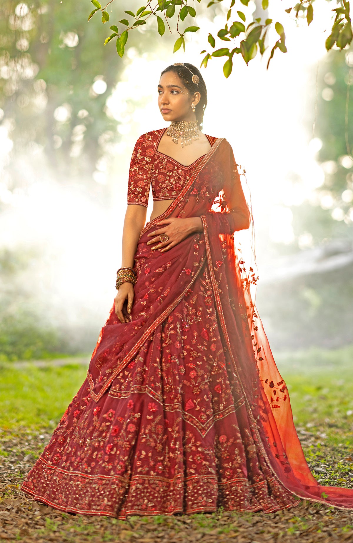 Red bridal lehenga designs 2023 Online at Best Price - Rutbaa